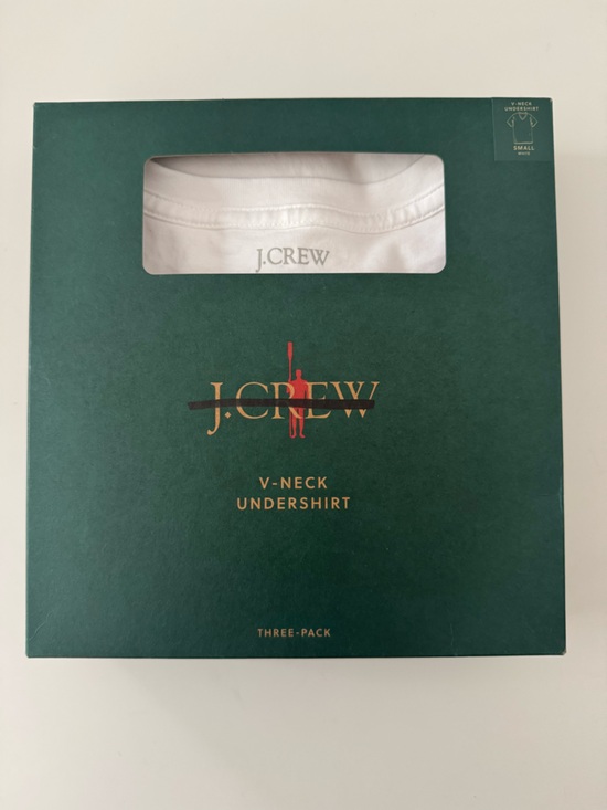 J. Crew Other - J.Crew V-Neck Undershirts 3 Pack in White Size Small